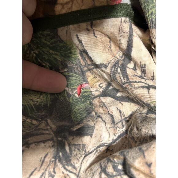 Under Armour Womens Sz XL Sweatshirt Full Zip Hoodie Pink Camo Semi Fitted - Picture 10 of 11